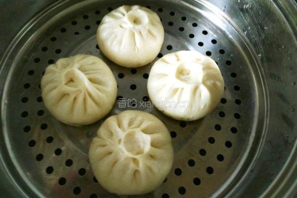 萝卜缨猪肉馅包子的做法图解26