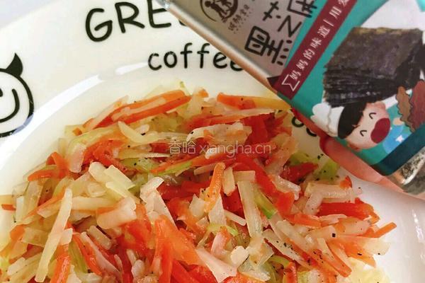 土豆胡萝卜青菜饼的做法图解6