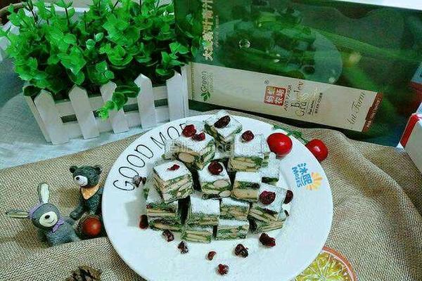 青汁雪花酥的做法图解12
