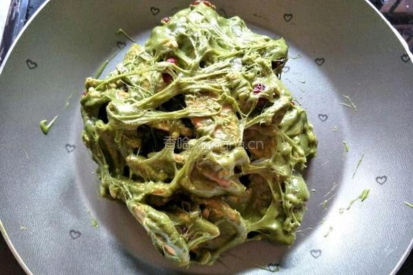 青汁雪花酥的做法图解8