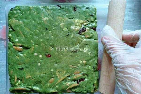 青汁雪花酥的做法图解10