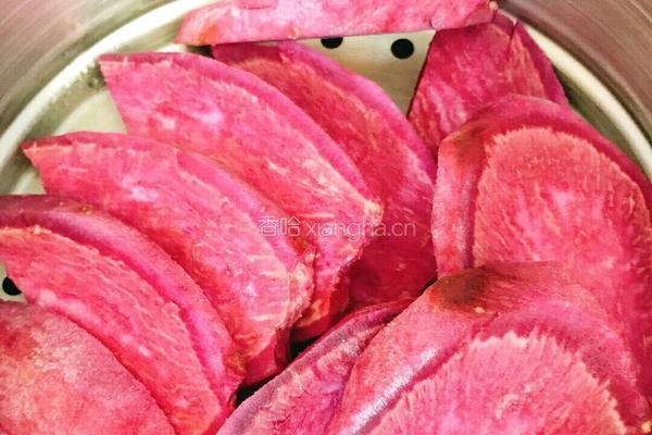 紫薯饼的做法图解2