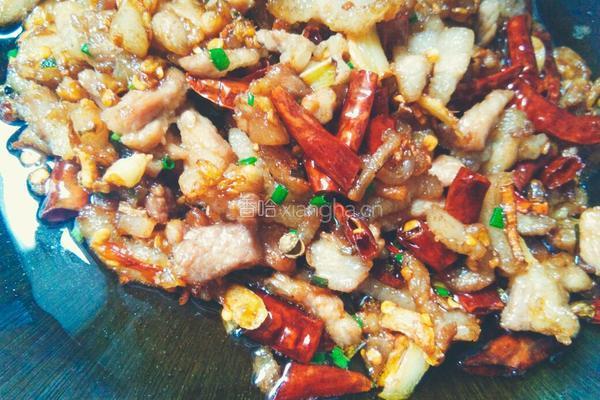 干辣椒炒肉的做法图解6