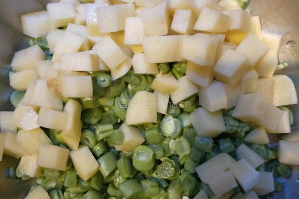 元子私房菜一一双豆咸饭的做法图解1