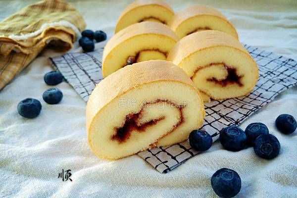 蓝莓蛋糕卷的做法图解20