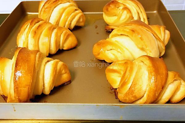 可颂牛角包的做法图解26