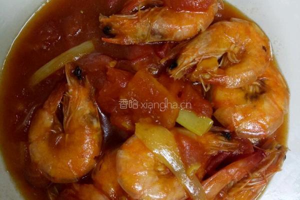 番茄基围虾的做法图解3