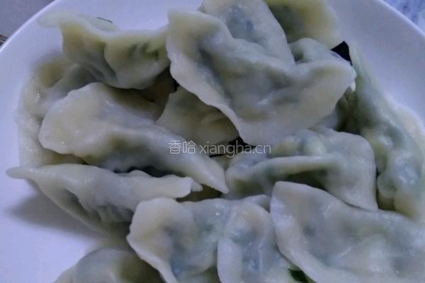 韭菜虾仁鸡蛋水饺的做法图解6
