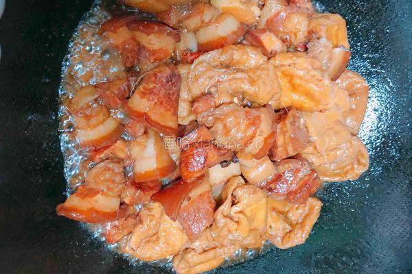 油豆腐红烧肉的做法图解13