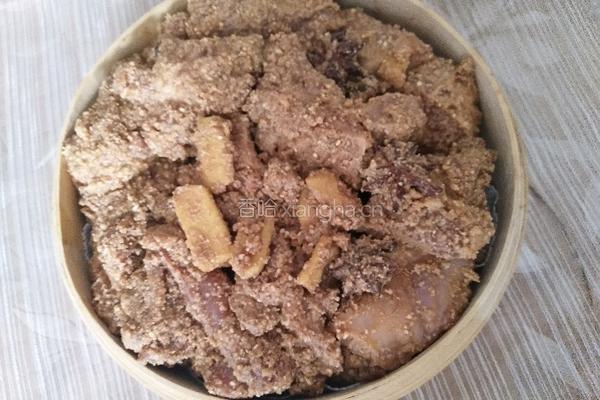 超正的江西米粉蒸肉和米粉蒸排骨的做法图解5