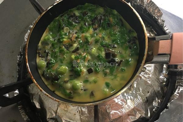 蔬菜蛋饼的做法图解3