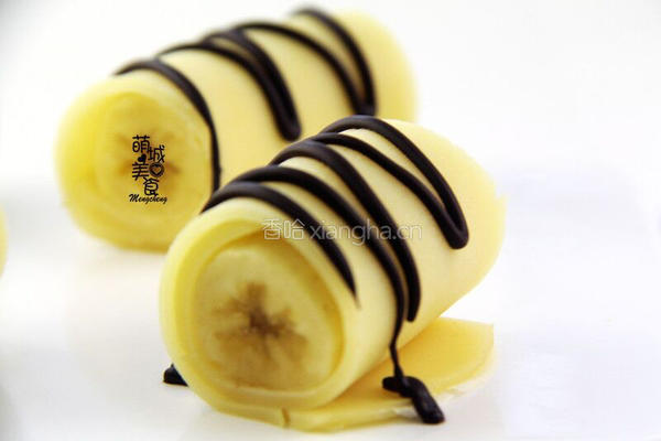 宝宝最爱辅食-香蕉班戟卷的做法图解1