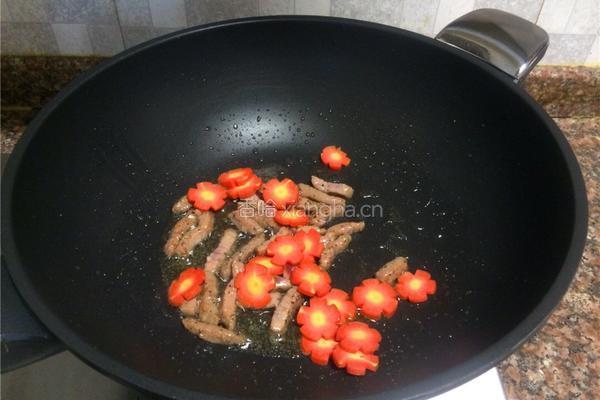 黑椒牛排炒蘑菇的做法图解6