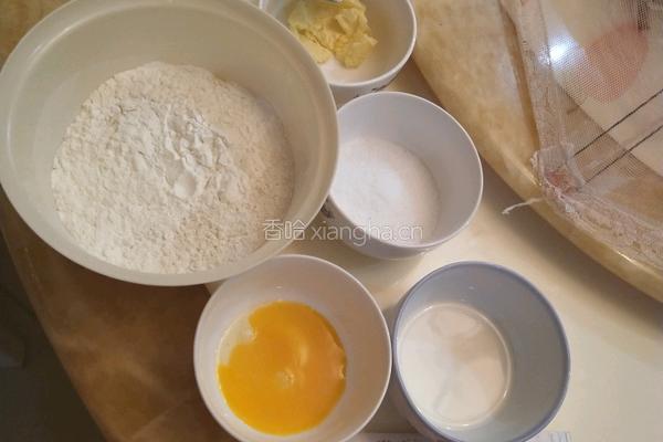 微波炉小饼干的做法图解1