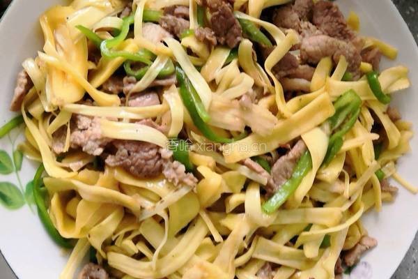 菠萝蜜炒肉的做法图解8