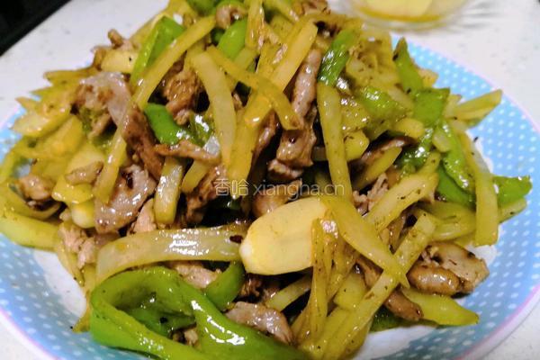 土豆青椒炒肉