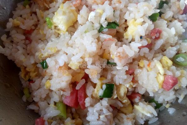 虾仁炒饭的做法图解5