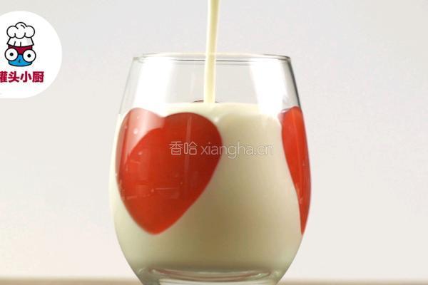 免烤爱心慕斯杯的做法图解5