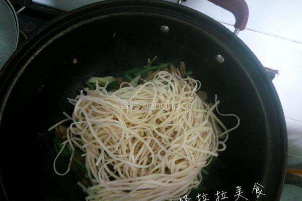 豆角肉绊面的做法图解10