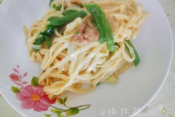 豆角肉绊面的做法图解13