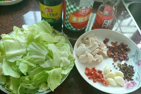 手撕包菜的做法图解2