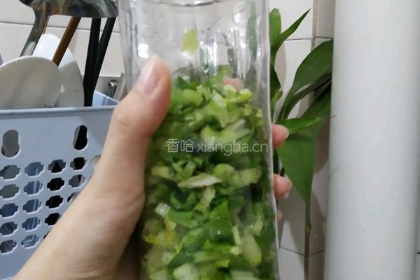 七夕原谅色晚餐（芹菜）的做法图解3