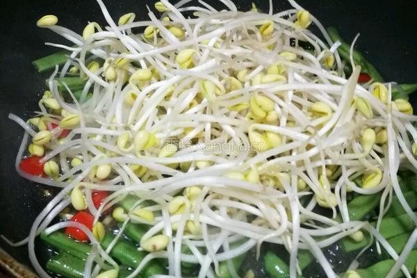 豆角蒸面的做法图解3