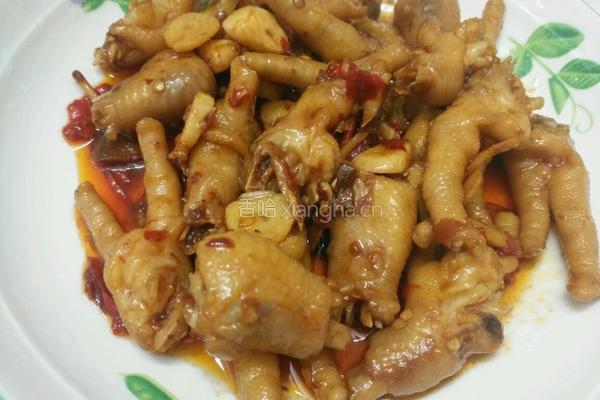 豆瓣酱鸡爪的做法图解4