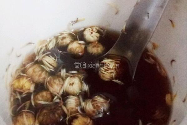 小黄菊红糖水的做法图解3