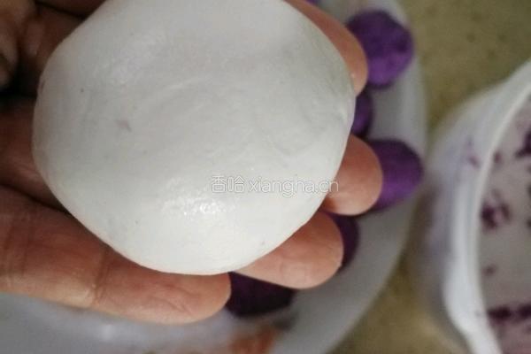 椰蓉紫薯糯米糍的做法图解5