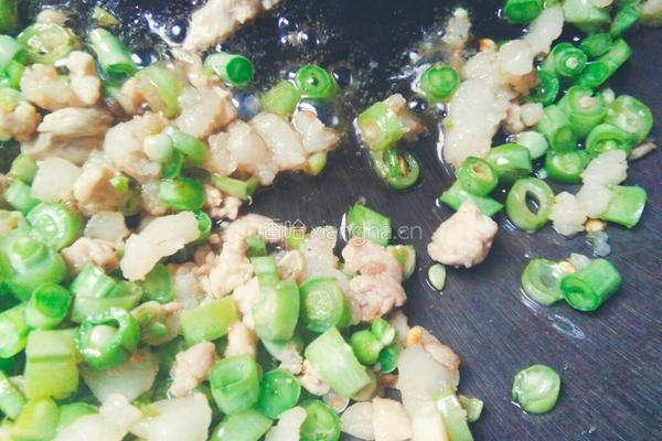 家常肉沫豆角的做法图解4