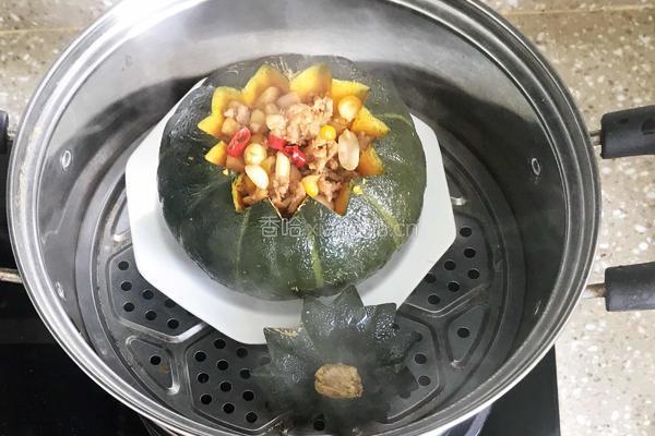 南瓜盅的做法图解8