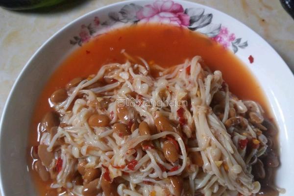 水豆豉拌金针菇的做法图解11