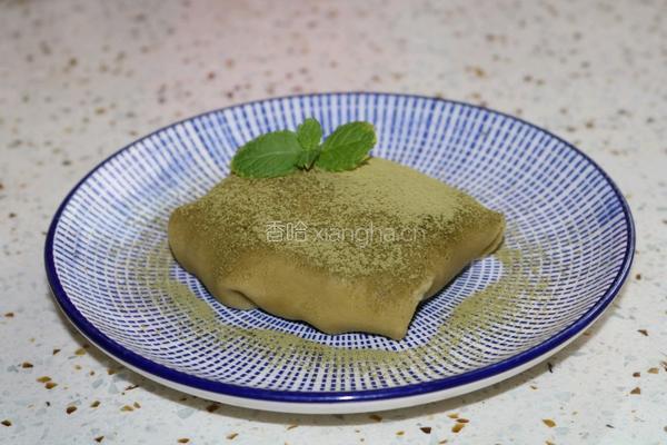 芒果抹茶班戟的做法图解17