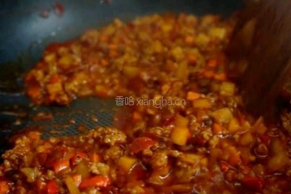 青汁炸酱面的做法图解7