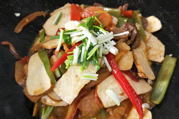 香干炒肉的做法图解13