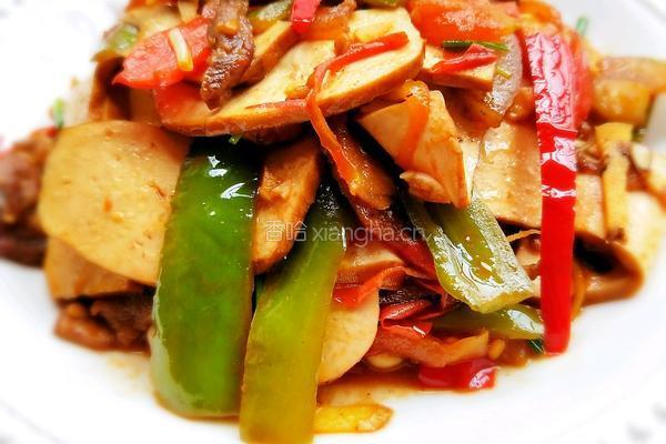 香干炒肉的做法图解15