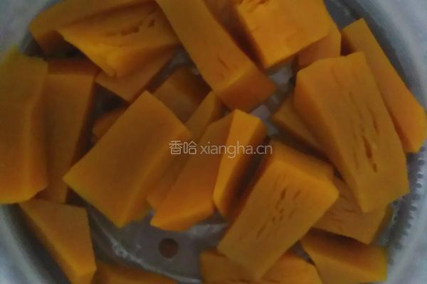 蒸南瓜饼的做法图解2