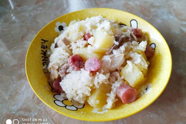 肉丁抓饭