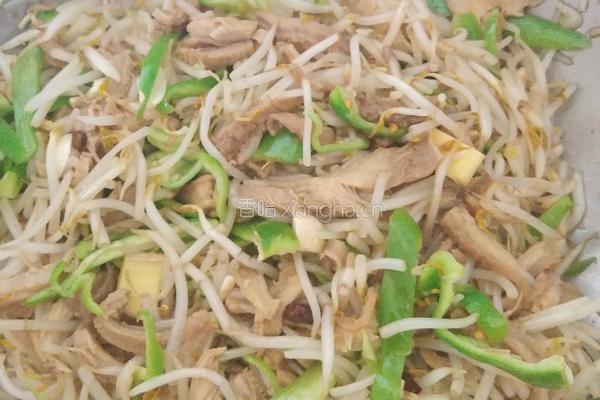 牛肚炒绿豆芽的做法图解7
