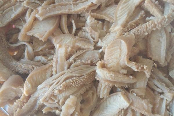 牛肚炒绿豆芽的做法图解3