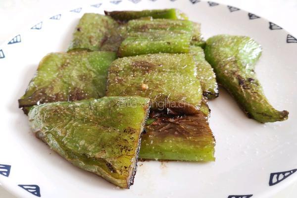 这有一直大老虎～虎皮青椒的做法图解4