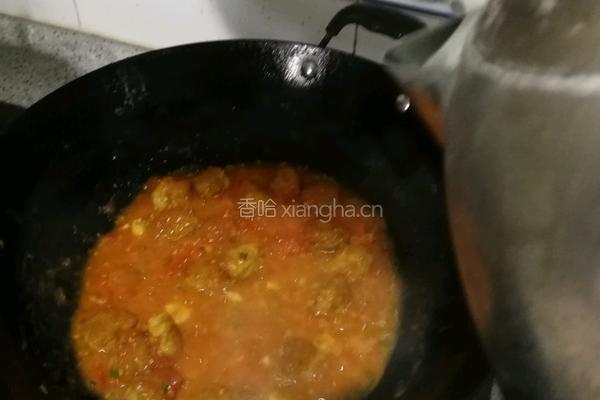 番茄烩元子的做法图解8