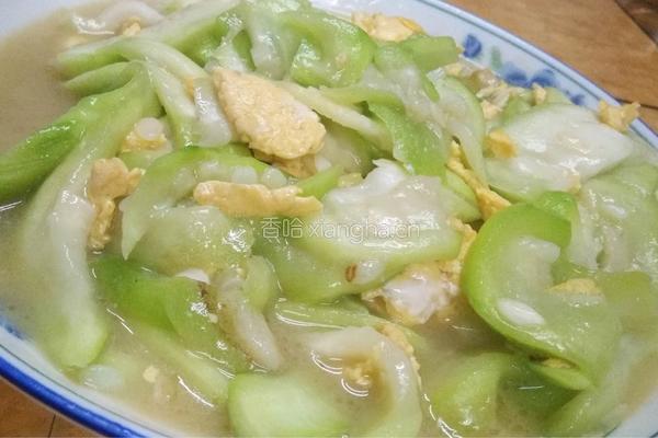 丝瓜炒鸡蛋的做法图解5