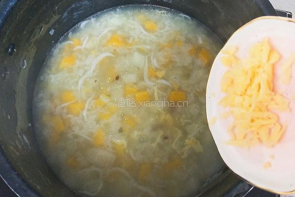 奶香杂粮粥的做法图解9