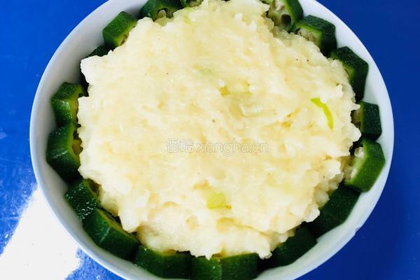 秋葵土豆泥的做法图解6
