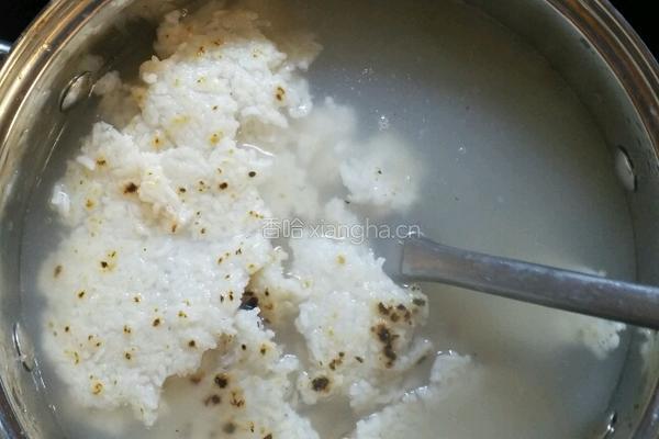 居家自制锅巴粥的做法图解6