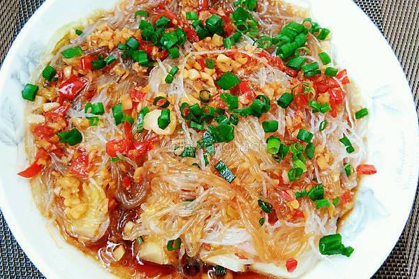 蒜蓉粉丝蒸娃娃菜