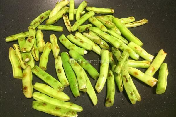 芽菜四季豆的做法图解3