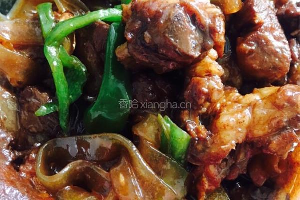 粉条烧排骨的做法图解6